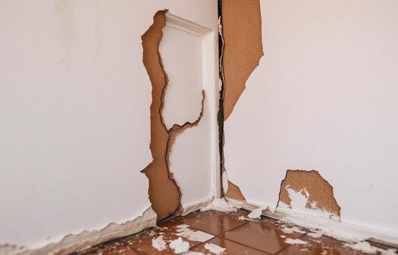 Home restoration inspection showing water damage in Mesa AZ